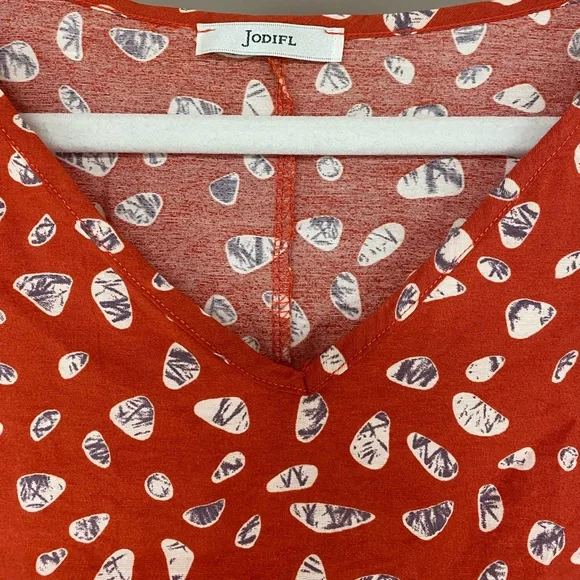 Flaunt Boutique Rust Pebble Blouse - Picture 7 of 10